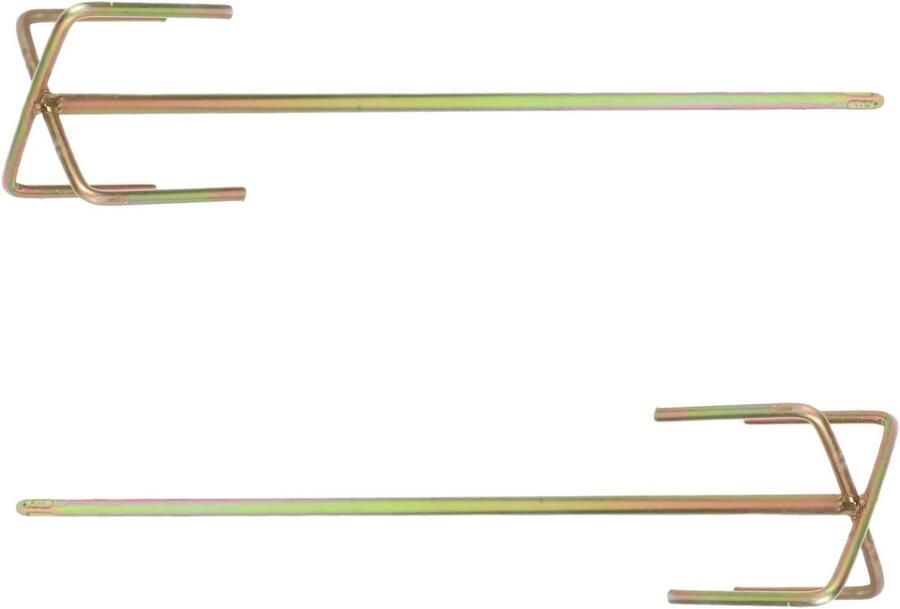 Mixstaaf Set Roestvrij Staal Pleister Mengen Vierkante Kop 48 cm Multi