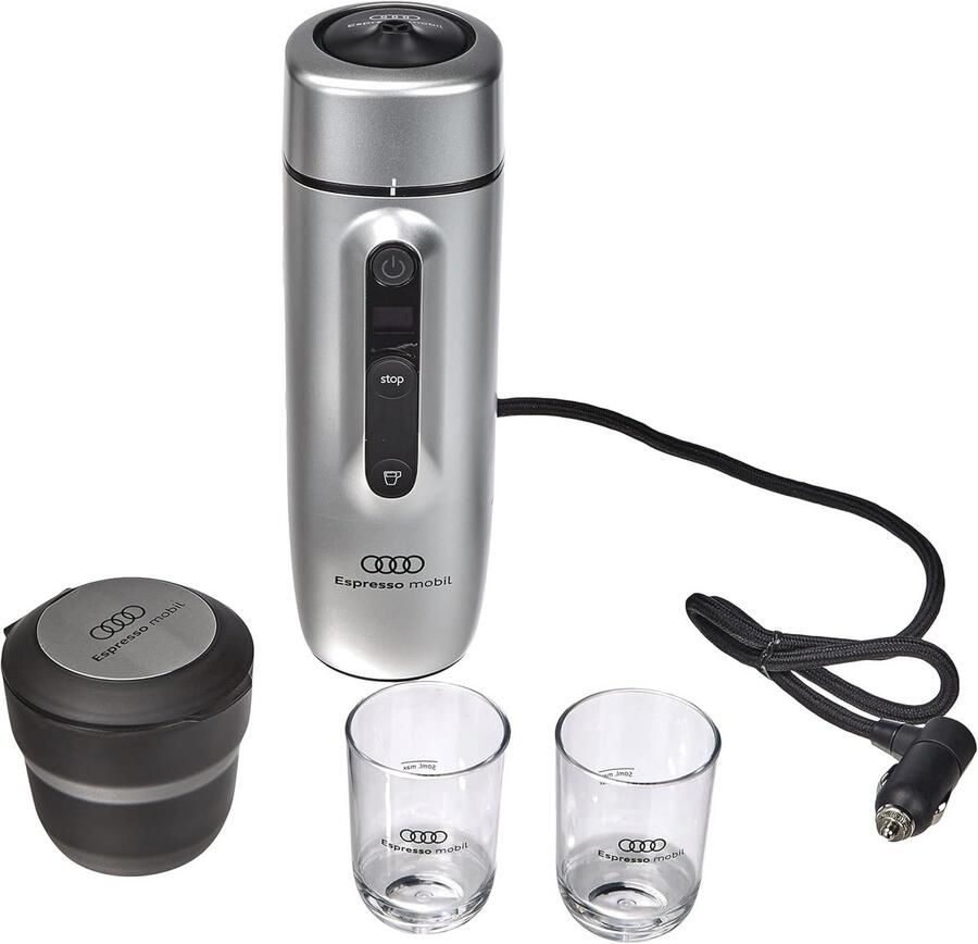 Mobiele espressomachine 2e generatie 50ml Zilver Perfect voor onderweg