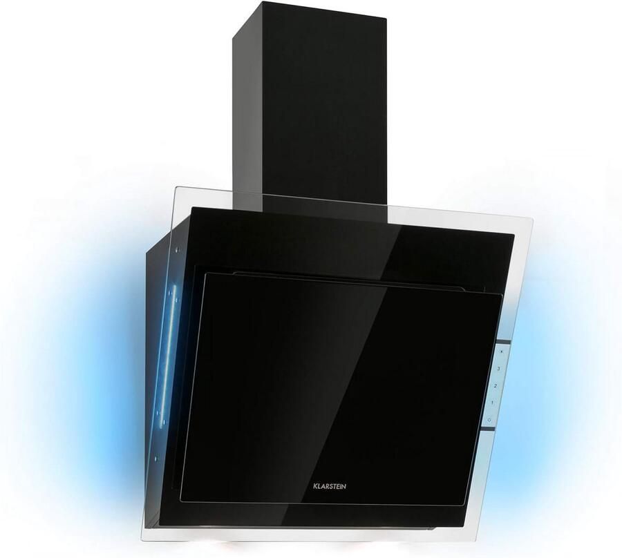 Moderne Afzuigkap 60 cm Wandafzuigkap met Krachtige Afvoercapaciteit en RGB Verlichting