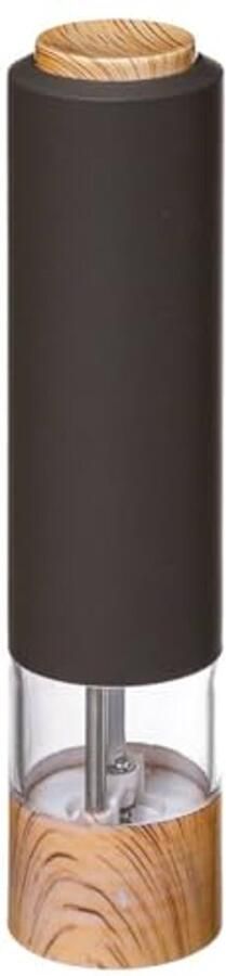 Moderne Kleur Elektrische Zout- of Pepermolen Donkergrijs