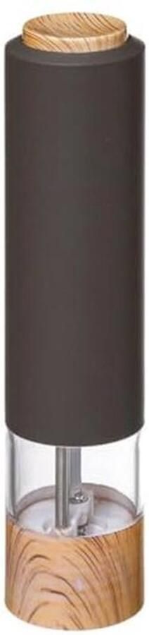 Moderne Kleur Elektrische Zout- of Pepermolen Donkergrijs