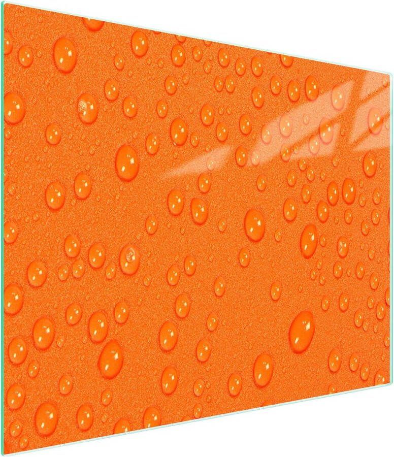 Moderne snijplank van gehard glas 52 x 30 cm Afdekplaat voor inductie- en keramische kookplaten