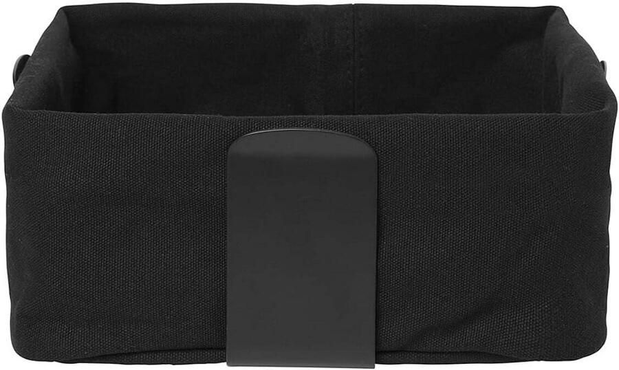 Moderne Zwarte Broodmand Rechthoekig voor Brood en Gebak Groot Formaat