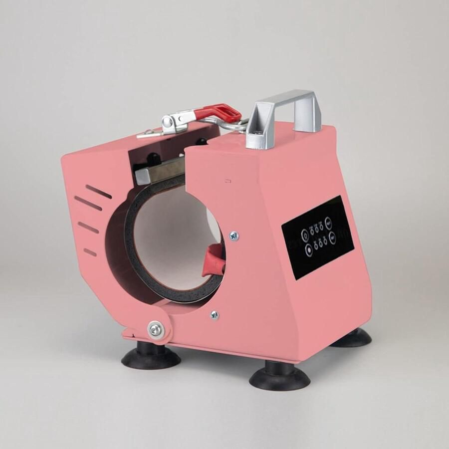Mok Persmachine Hittepers Mok Gepersonaliseerde Cadeaus Temperatuur Timer Controle Voor 11 OZ Mokken Roze