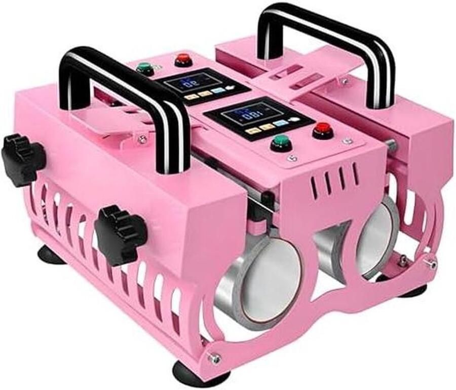 Mok Warmte Persmachine Bekers Sublimatie Gepersonaliseerde Cadeaus Dubbele Positie 11-30 oz Tumblers Roze