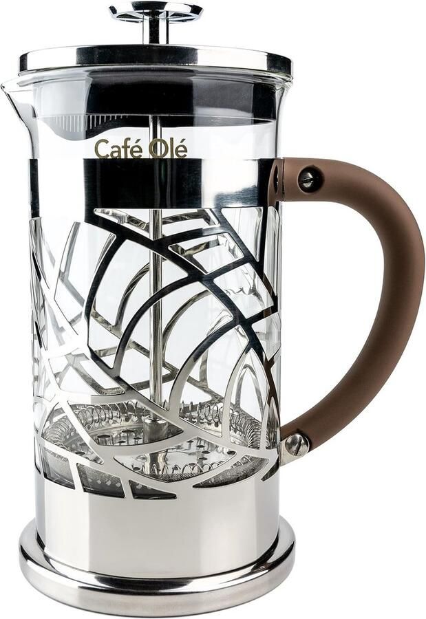 Moka Koffiezetapparaat met 3 Kopjes Roestvrij Staal en Glas 350ml