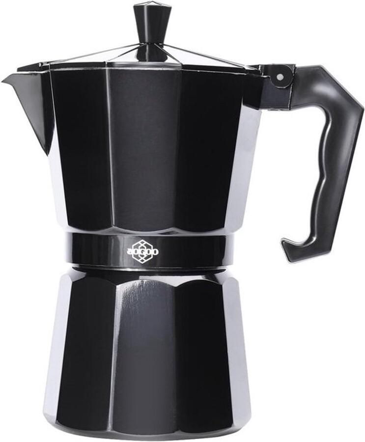 Moka Pot Koffiezetapparaat Italiaanse Stijl Aluminium Percolator voor Gas Inductie & Elektrische Kookplaten