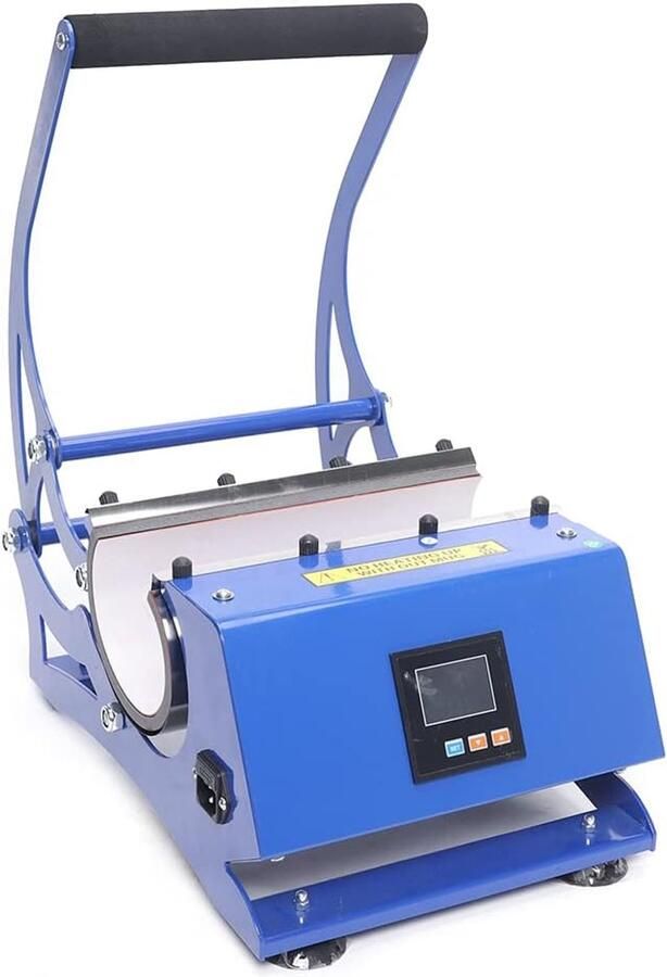 Mokkenpers Machine Kopjes Pers Zelf Decoreren 6-in-1 Functionaliteit 42x26x28.5 cm