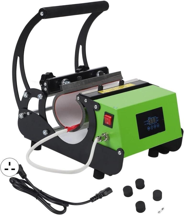 Mokpers Machine Hittepers Tumbler Afbeeldingen Printen LCD Scherm Controle 20OZ Bekers Zwart
