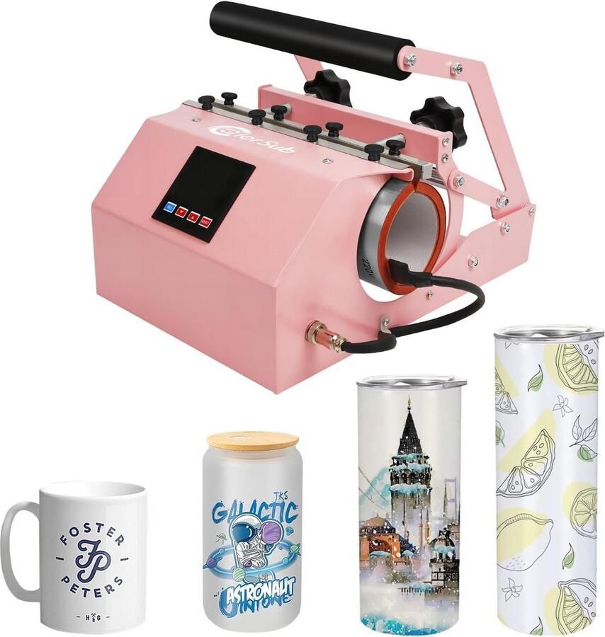 Mokpers Tumbler voor Sublimatie en Warmtepersmachine DIY Cup Press