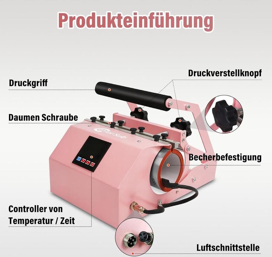 Mokpers Tumbler voor Sublimatie en Warmtepersmachine DIY Cup Press - Foto 2