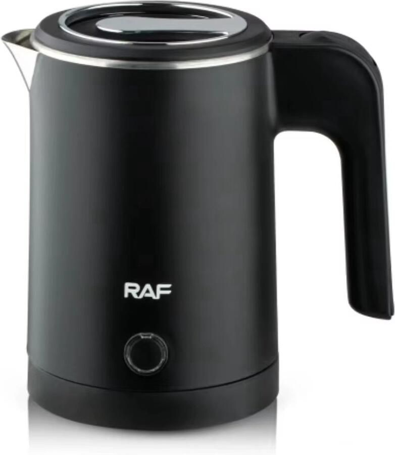 Molain Waterkoker 0 8L Camping Draagbaar Thee & koffie 600W LED indicator Zwart & Wit