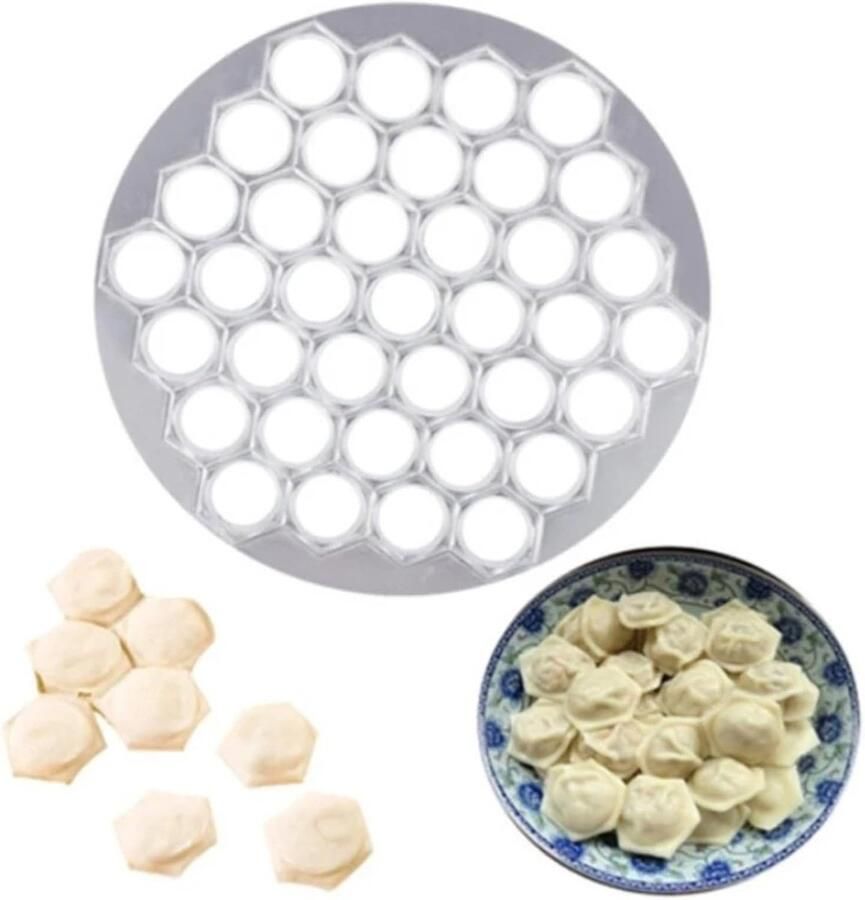 Mold Maker voor Keuken Deeg Press Ravioli Maken Mal Dumpling Huid Artefact Pasta Vorm Home Cooking Tools 37 Gaten