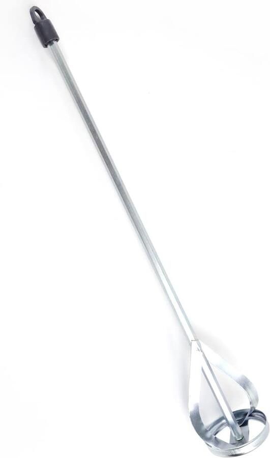Mortelmixer Mengstaaf Roerstaaf Lak Materiaal Mengen Verzinkt Staal 60 x 400 mm Zilverkleurig