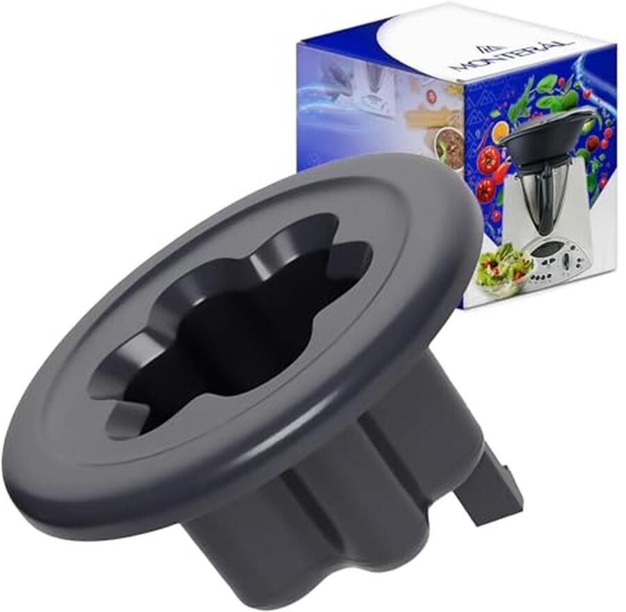 Motor Koppeling Keukenmachine Onderdeel Voedsel Bereiden Hittebestendig Plastic 46 mm Diameter Zwart