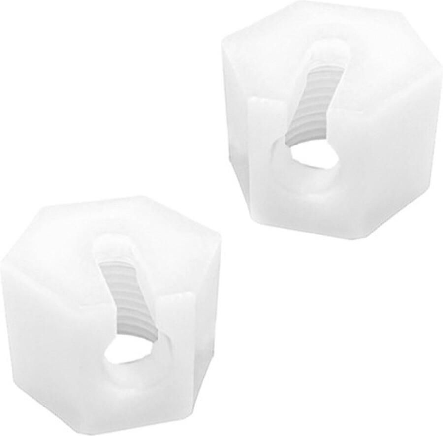 MTTs 2 Stuks Reserveonderdelen voor Sodastream Wartelmoer (Wit)