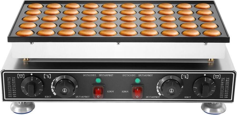 Muffin Maker Cupcake Maker Thuis Bakken 50 Gaten 4.5 cm Diameter Zilver Zwart