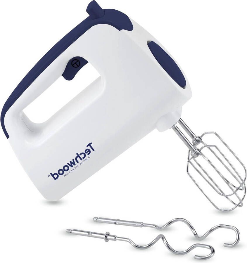 Multi-Function Hand Mixer 4-in-1 White-Blue met Turbofunctie