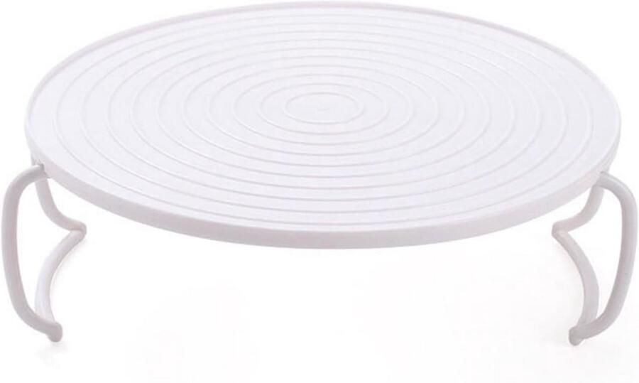 Multi-functioneel Stoomrek voor Magnetron Gelaagd Voedselrek met Handvat