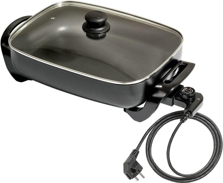 Multi pan Kookpan Grote maaltijden bereiden Antiaanbaklaag 490 x 310 x 195 mm Roestvrij staal