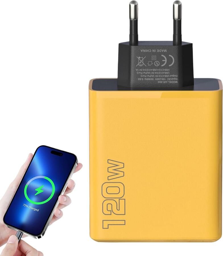 Multi-poort snellaadlader multipoort USB-oplaadadapter 120W