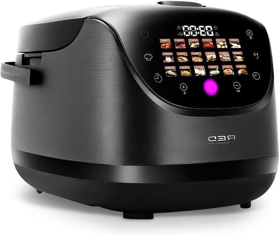 Multicooker Keukenapparaat Kookpot Automatisch Koken RGB Statusweergave 5 Liter Zwart - Foto 2