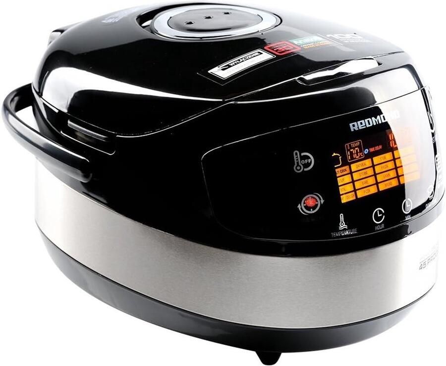 Multicooker Keukenmachine Koken Maaltijden Bereiden 3D Verwarming 5 Liter Zwart