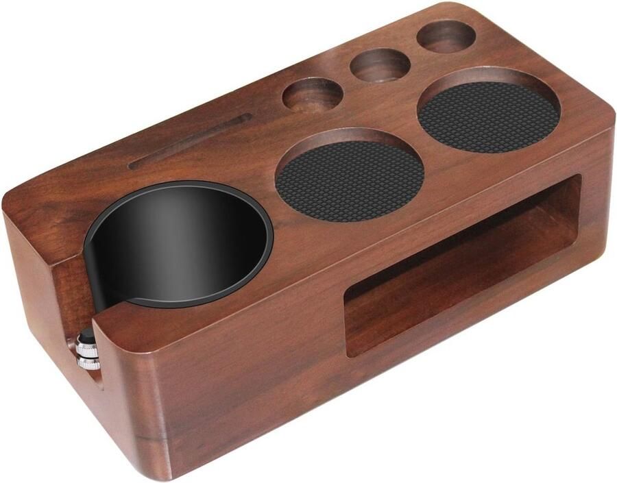 Multifunctioneel Espresso Tamping Station en Antislip Tamper Houder