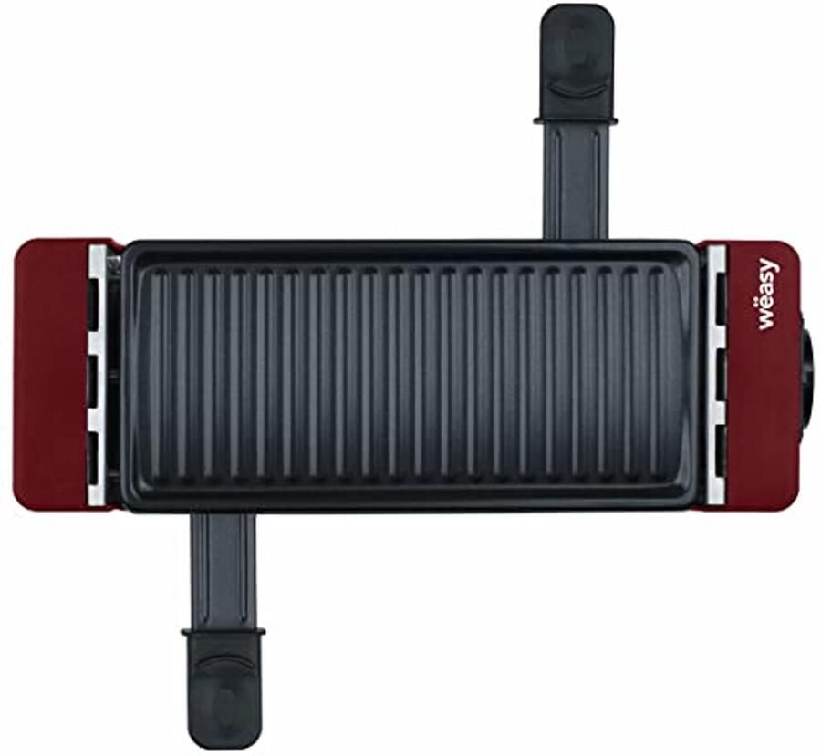 Multifunctioneel Gourmetstel voor 2 Personen Duo Raclette 2-in-1 Antiaanbaklaag Geschikt voor 4 Apparaten