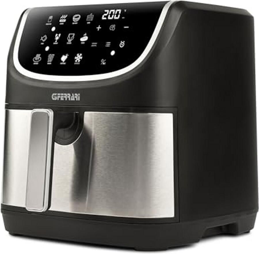 Multifunctionele 8L Airfryer Grill met Digitale Display en 12 Programma's