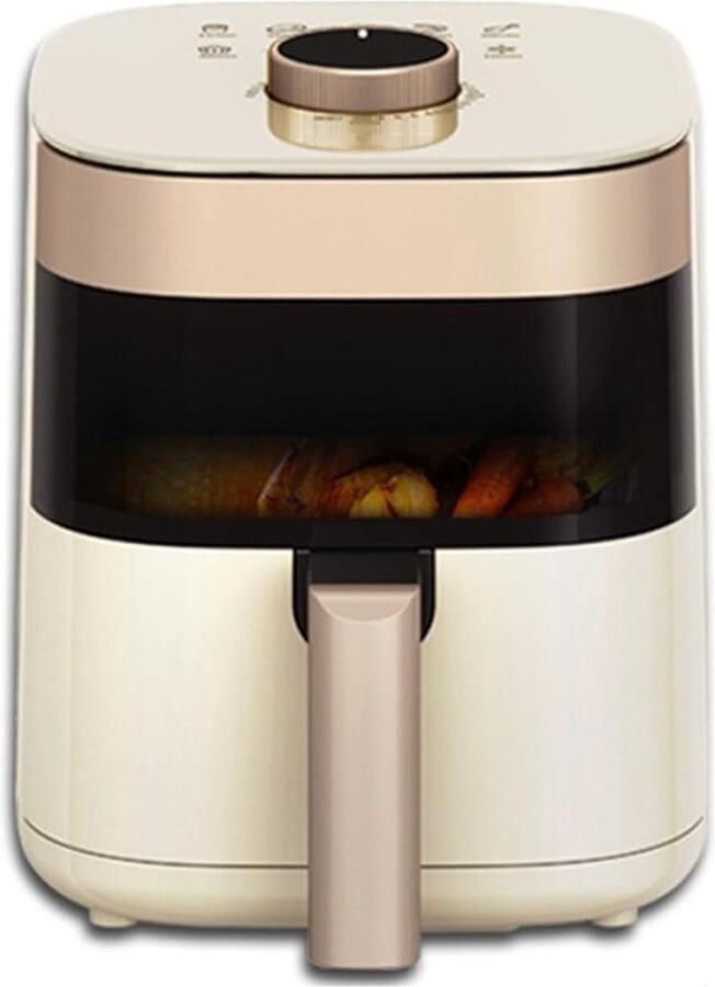 Multifunctionele Airfryer Hete Lucht Frituurpan Gezond Koken Veelzijdige Keukenmachine 5 Liter Capaciteit Wit
