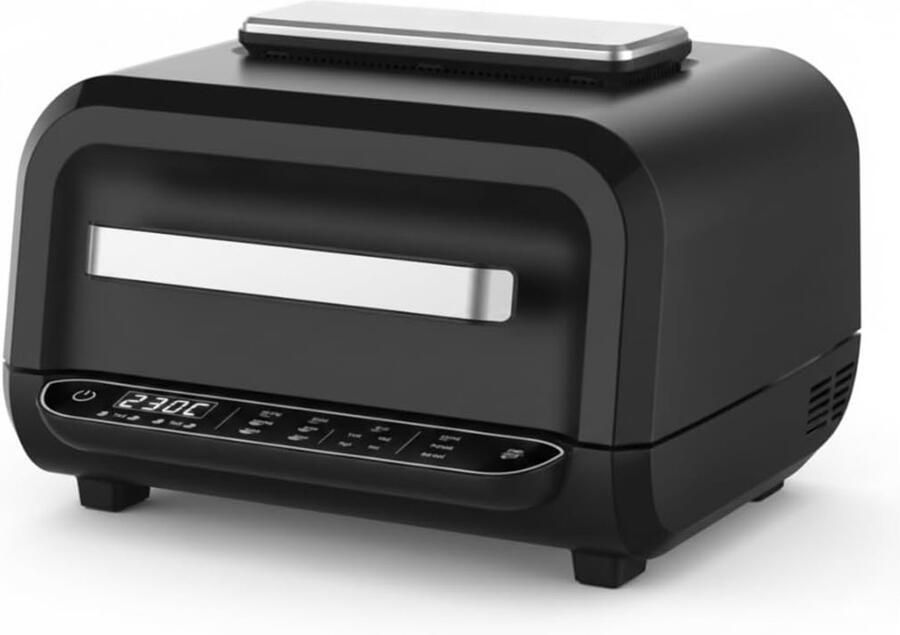 Multifunctionele Airfryer Oven Heteluchtoven Grill Gezond Koken 8-in-1 Functies 7 Liter Zwart