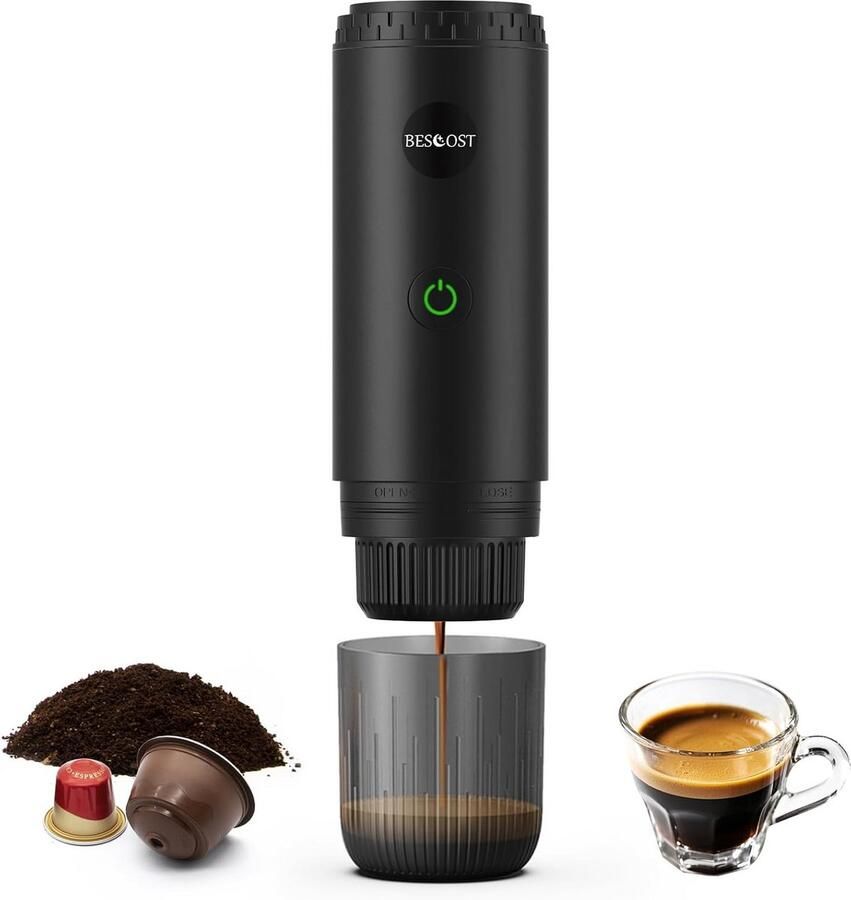 Multifunctionele Capsule Koffiemachine 3-in-1 Voor Capsules Pads en Gemalen Koffie