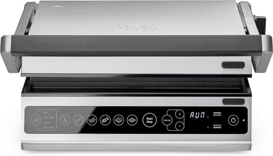 Multifunctionele Contactgrill met Verwisselbare Platen Panini & Wafelijzer