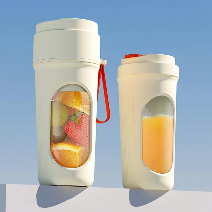 Multifunctionele draagbare sapbeker 2-in-1 sport- en groentesapbeker met grote capaciteit sapbeker Geschikt voor buiten sapbeker Geschikt voor fruit en groenten