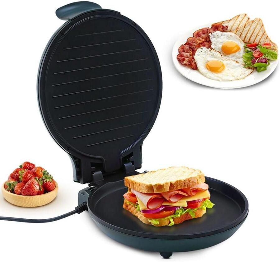 Multifunctionele Dubbelzijdige Grillplaat met Teppanyaki en Bakplaat