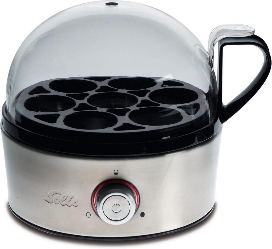 Multifunctionele Eierkoker en Stomer voor 7 Eieren met Hardheidselectie