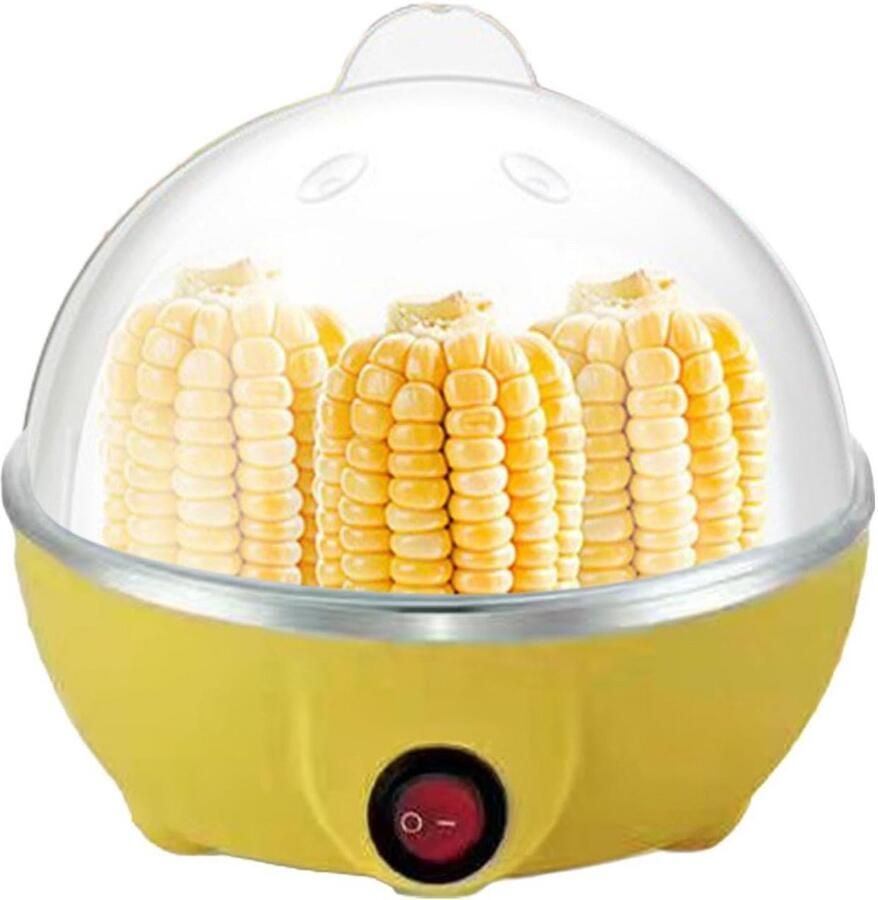 Multifunctionele Eierkoker met 2 Lagen voor Hardgekookte Eieren Groenten en Dumplings Automatische Uitschakeling