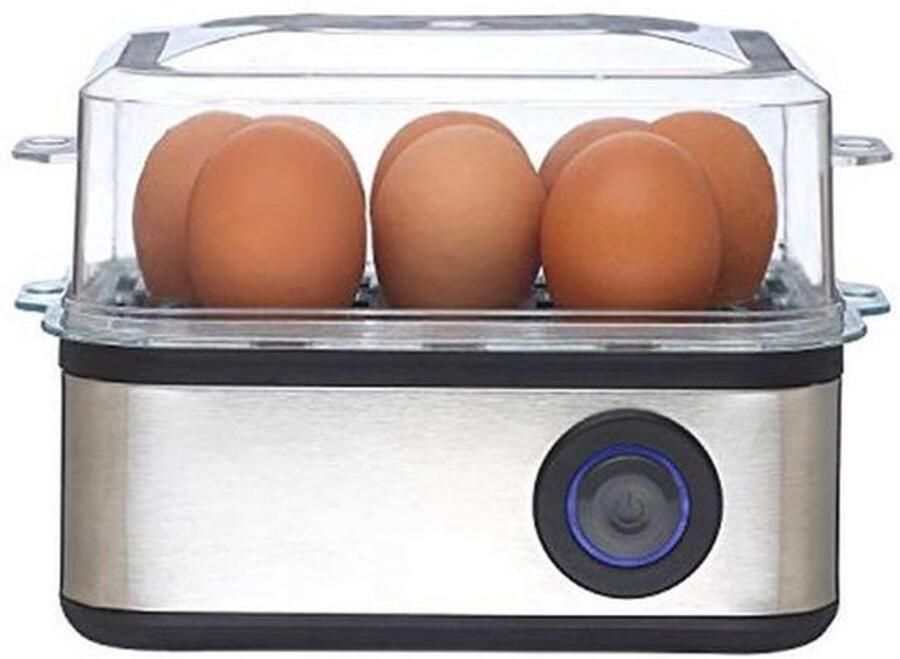 Multifunctionele eierkoker met inzetstuk voor gepocheerde eieren 500 W