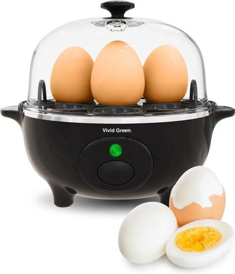 Multifunctionele Eierkoker voor 7 Eieren Koken Pocheren Stomen