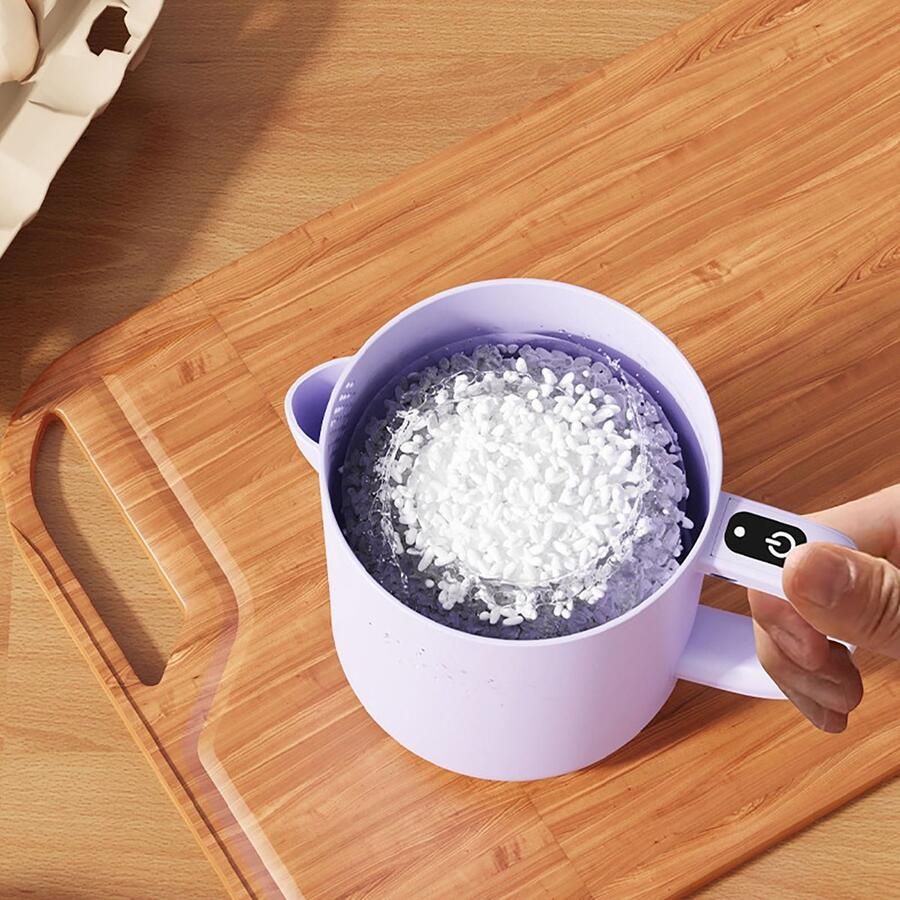 Multifunctionele elektrische eierklopper draagbare eierklopper Geschikt voor in de keuken rijstwasser eiermixer gemakkelijk schoon te maken oplaadbaar keukenapparaat met Type-C-aansluiting perfect Geschikt voor thuis bakken en koken (paars)