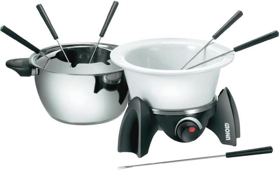 Multifunctionele Elektrische Fondueset voor 6 Personen Vleesfondue Kaasfondue en Chocoladefondue