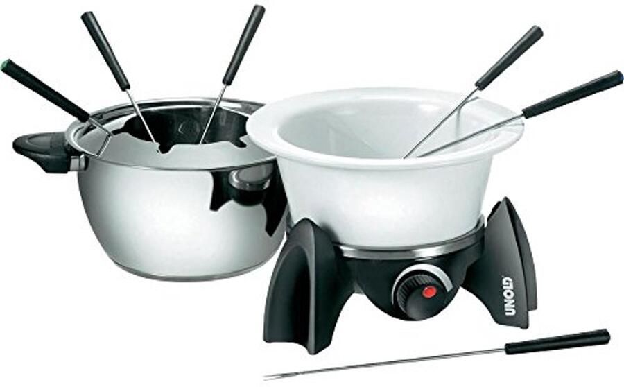 Multifunctionele Elektrische Fondueset voor 6 Personen Vleesfondue Kaasfondue en Chocoladefondue