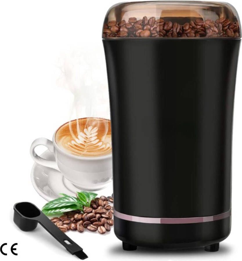 Multifunctionele Elektrische Koffiemolen 300 W Ideaal voor Koffie Noten en Peper Roestvrijstalen Messen