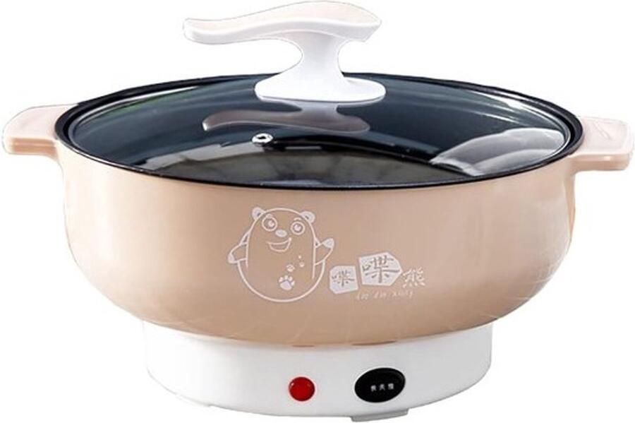 Multifunctionele Elektrische Kookpan met Antiaanbaklaag voor Warmhouden en Koken