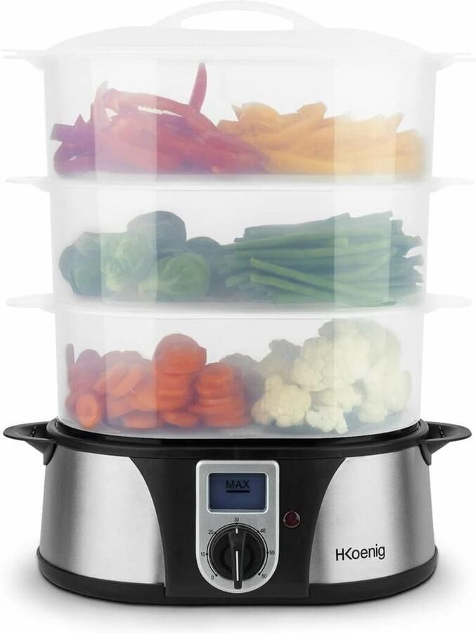 Multifunctionele Elektrische Stoomkoker 12L met Programmeerbare Timer