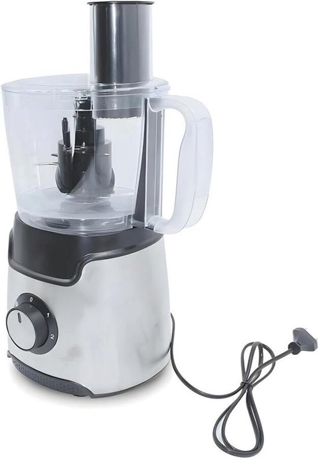 Multifunctionele keukenmachine 1 25L 750W met 7 functies – handmatig snijden hakken raspen kneden en meer