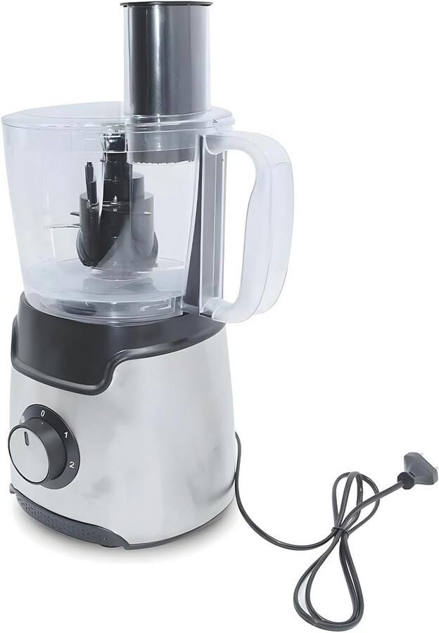 Multifunctionele keukenmachine 1 25L 750W met 7 functies – handmatig snijden hakken raspen kneden en meer