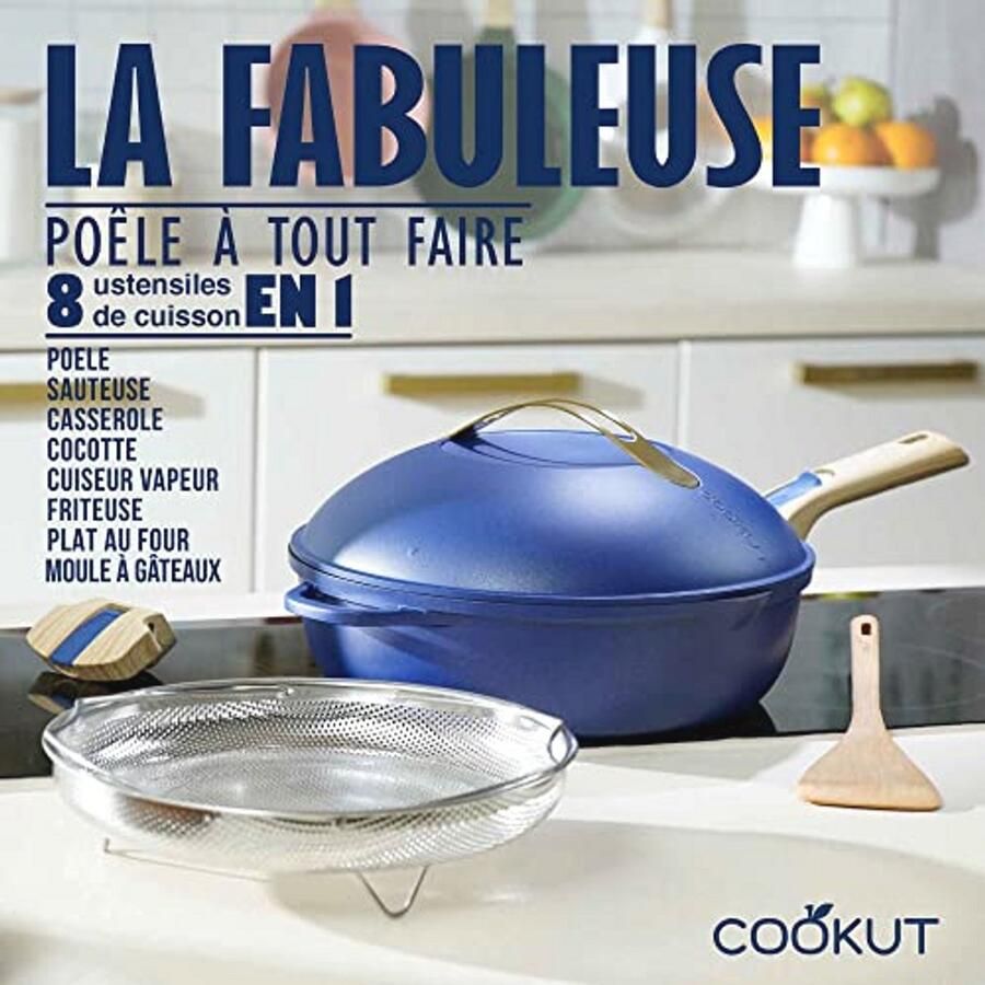 Multifunctionele Koekenpan 28 cm Duurzaam en Gezond Koken