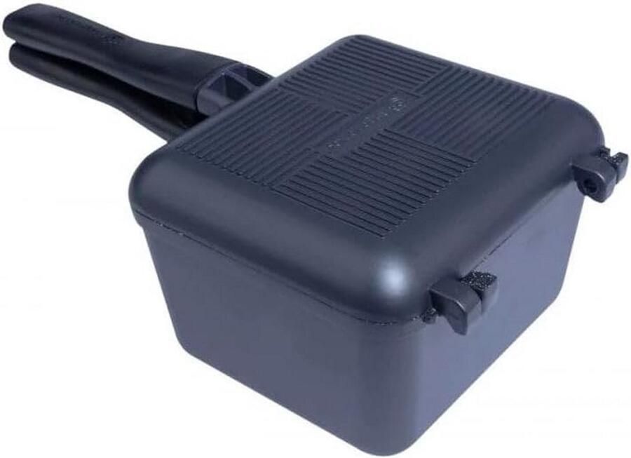 Multifunctionele Koekenpan en Grillplaat Set 2-in-1 Kookgerei met Antiaanbaklaag